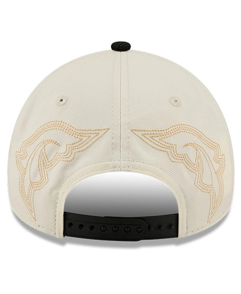 New Era Men's Stone Pittsburgh Pirates Western Stitch 9FORTY A-Frame Adjustable Hat