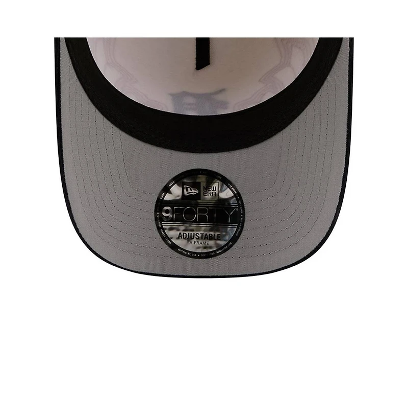 New Era Men's Stone Detroit Tigers Western Stitch 9FORTY A-Frame Adjustable Hat