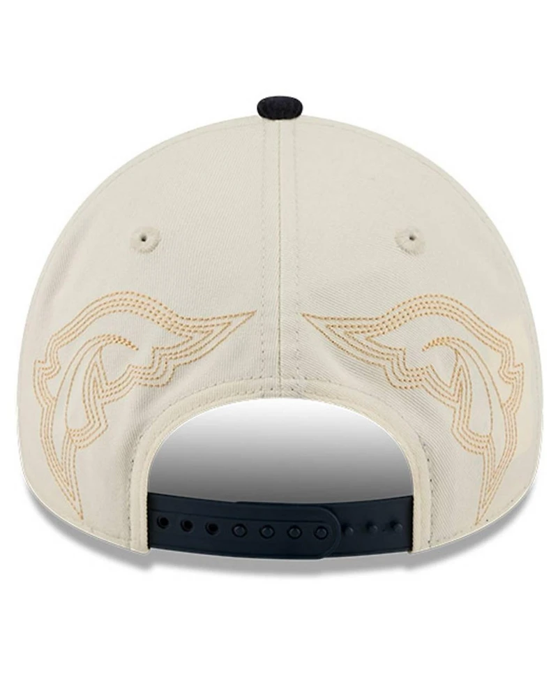 New Era Men's Stone Boston Red Sox Western Stitch 9FORTY A-Frame Adjustable Hat