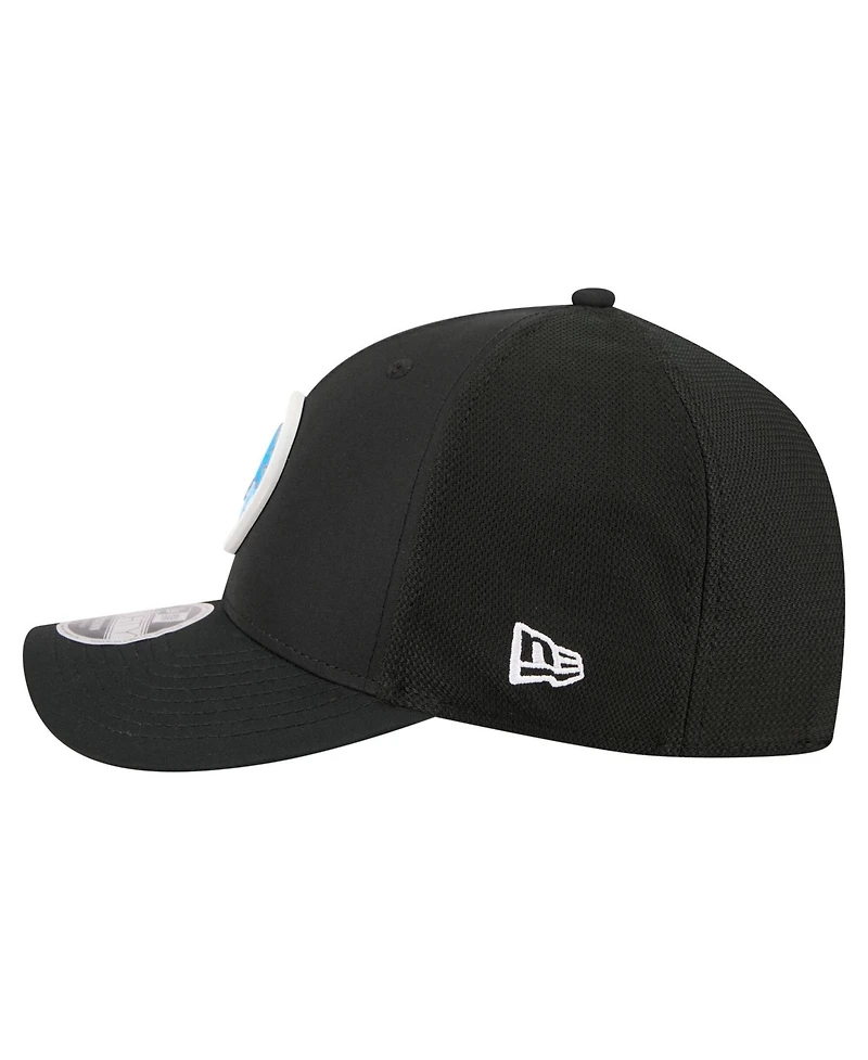 New Era Men's Black Detroit Lions Floral 9FORTY M-Crown Trucker Adjustable Hat