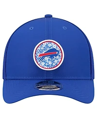 New Era Men's Royal Buffalo Bills Floral 9FORTY M-Crown Trucker Adjustable Hat