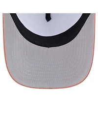 New Era Men's White/Orange San Francisco Giants Foodie A-Frame 9FIFTY Trucker Snapback Hat