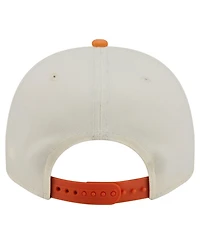 New Era Men's Cream/Orange Miami Dolphins Washed A-Frame 9FIFTY Snapback Hat