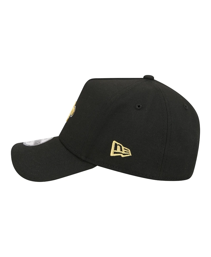 New Era Big Boys and Girls Black New Orleans Saints 9FORTY A-Frame Adjustable Hat