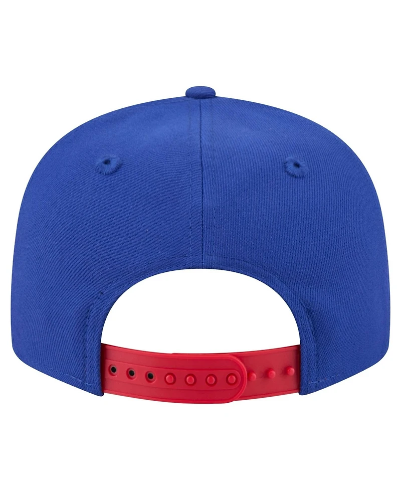 New Era Men's Royal Buffalo Bills Core Team Script 9FIFTY Snapback Hat