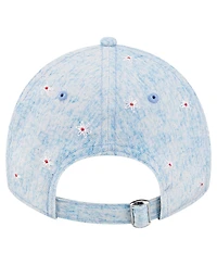 New Era Women's Light Blue Washington Nationals Daisy All Over 9TWENTY Adjustable Hat