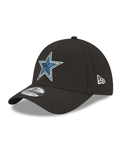 New Era Men's Black Dallas Cowboys Core Team 39THIRTY Flex Hat