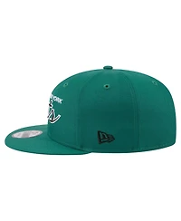 New Era Men's Green New York Jets Core Team Script 9FIFTY Snapback Hat