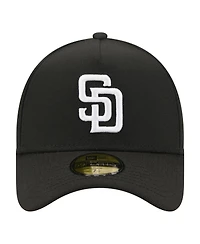 New Era Men's Black San Diego Padres A-Frame 59FORTY Fitted Hat
