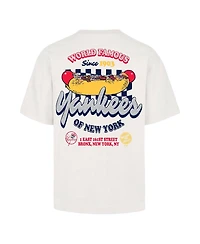 47 Brand Men's Cream New York Yankees Glizzy T-Shirt