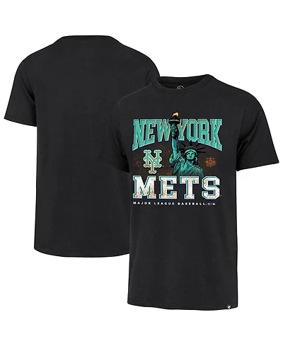47 Brand Men's Black New York Mets Regional Franklin T-Shirt