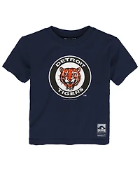 Mitchell & Ness Toddler Navy Detroit Tigers Retro Logo T-Shirt