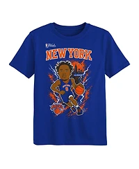 Outerstuff Toddler Og Anunoby Blue New York Knicks 2026 Nba Finals Player T-Shirt