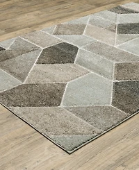 Oriental Weavers Cambria 004L2 1'10"x7'6" Runner Area Rug