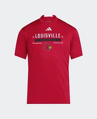 Adidas Men's Red Louisville Cardinals D4T T-Shirt