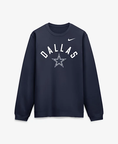 Nike Men's Navy Dallas Cowboys Defensive Leader Club Fleece Sweatshirt