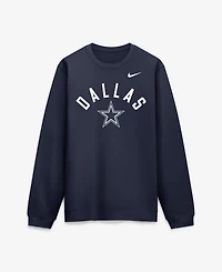 Nike Men's Navy Dallas Cowboys Defensive Leader Club Fleece Sweatshirt
