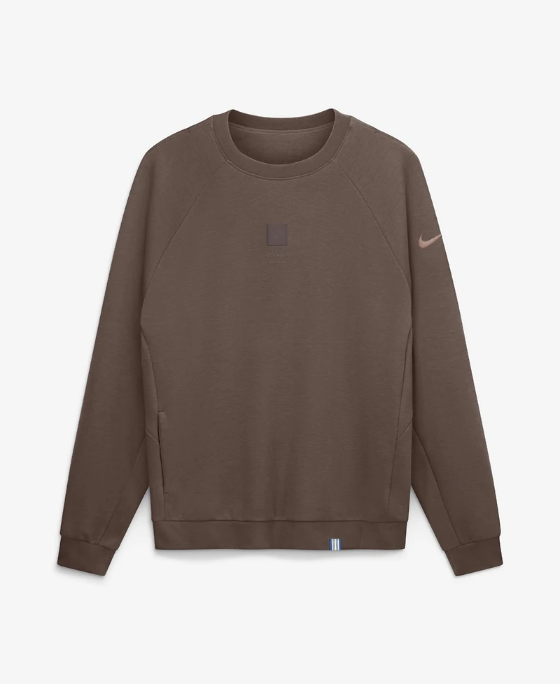 Nike Men's Brown Detroit Lions Full Defense Dri-fit Primary Sweatshirt