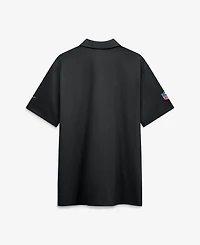 Nike Men's Black New Orleans Saints Sideline Powerful Blocking Dri-fit Tour Polo Shirt