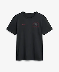 Nike Men's Black Cleveland Guardians Split Logo T-Shirt