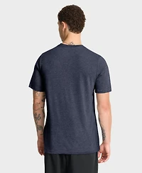 Nike Men's Heather Navy Boston Red Sox Cooperstown Logo Tri-Blend T-Shirt