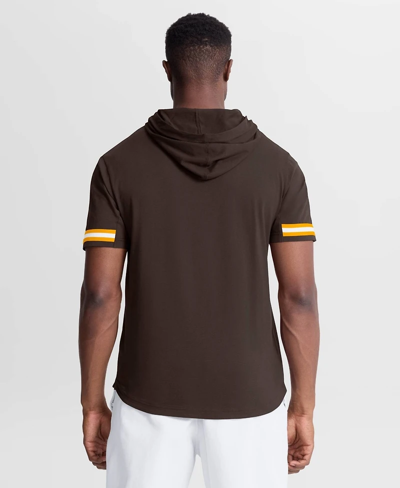 Fanatics Men's Brown San Diego Padres Optimal Play Hooded T-Shirt