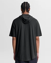Nike Men's Black Atlanta Braves Arched Wordmark Tri-Blend Hooded T-Shirt