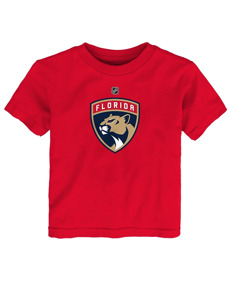 Outerstuff Baby Boys and Girls Red Florida Panthers Primary Logo T-Shirt