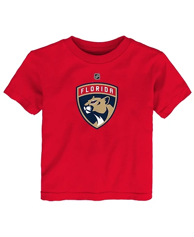 Outerstuff Baby Boys and Girls Red Florida Panthers Primary Logo T-Shirt