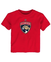 Outerstuff Baby Boys and Girls Red Florida Panthers Primary Logo T-Shirt