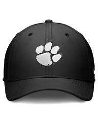 Nike Men's Black Clemson Tigers Rise Swoosh Dri-fit Flex Hat