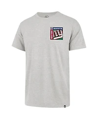 47 Brand Men's Gray New York Giants Chrome Plate Franklin T-Shirt