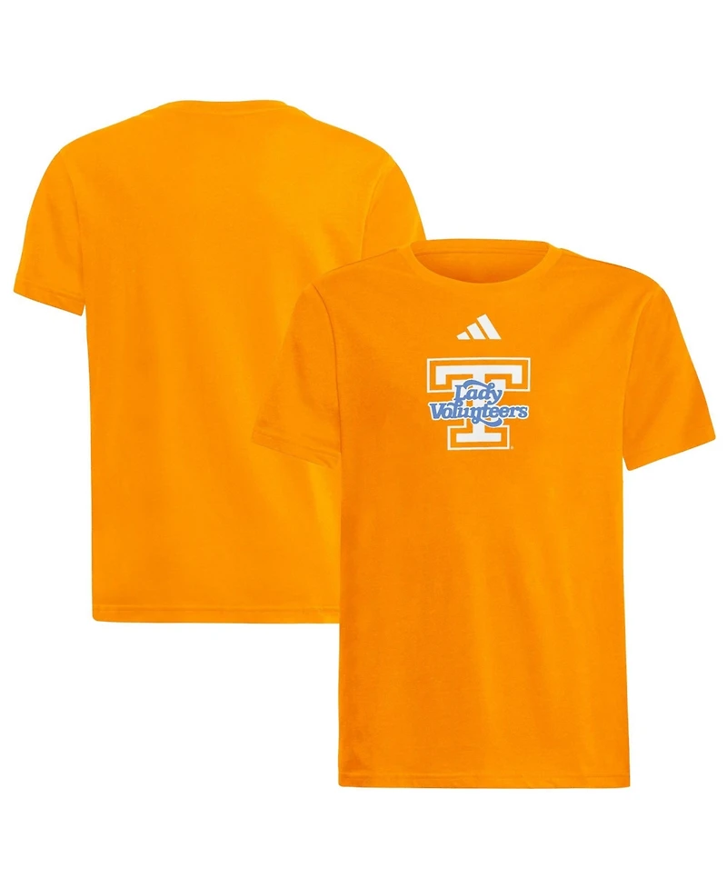 Adidas Big Boys and Girls Tennessee Orange Tennessee Lady Vols Fresh T-Shirt
