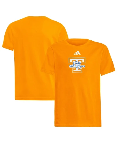 Adidas Big Boys and Girls Tennessee Orange Tennessee Lady Vols Fresh T-Shirt