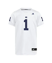 Adidas Big Boys and Girls White Penn State Nittany Lions Replica Jersey