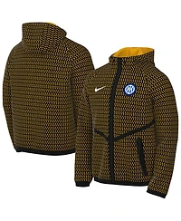 Nike Men's Black Inter Milan 2026/27 Anthem Dri-fit Full-Zip Hooded Jacket