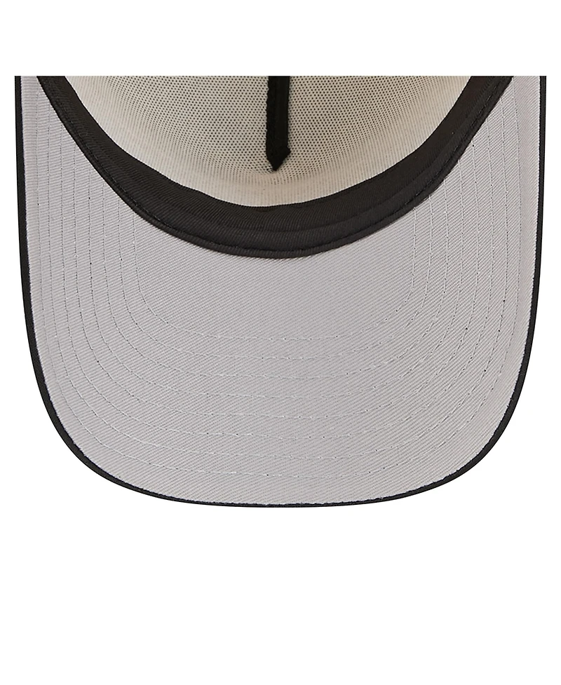 New Era Big Boys and Girls White/Black Pittsburgh Steelers Streak 9FORTY A-Frame Adjustable Hat