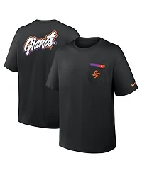 Nike Men's Black San Francisco Giants City Connect Max90 Pocket T-Shirt