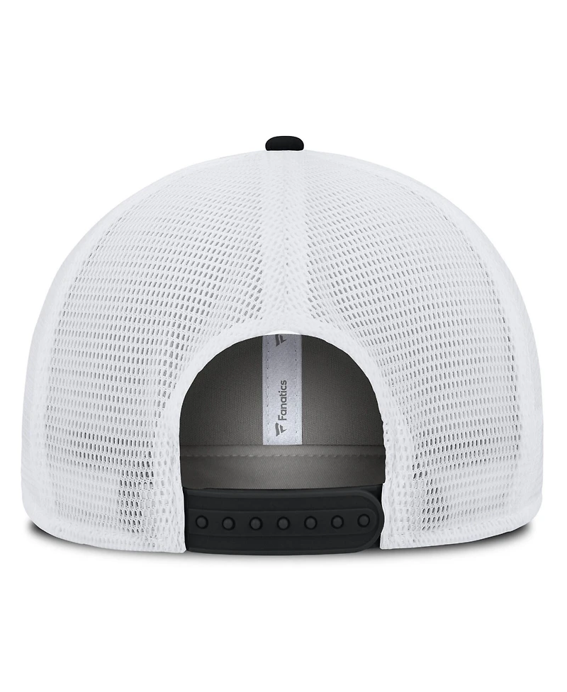 Fanatics Men's White/Black LA28 Summer Olympics On Deck A-Frame Trucker Adjustable Hat