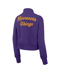 Nike Women's Purple Minnesota Vikings Phoenix Fleece Quarter-Zip Sweatshirt