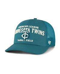 47 Brand Men's Teal Minnesota Twins Contemporary Hitch Adjustable Trucker Hat