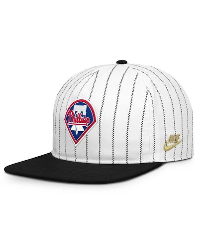 Nike Men's White/Black Philadelphia Phillies Cooperstown Collection Pro Adjustable Hat