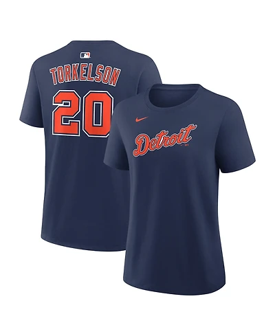 Nike Women's Spencer Torkelson Navy Detroit Tigers Name Number T-Shirt