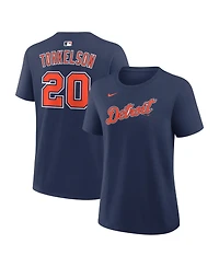 Nike Women's Spencer Torkelson Navy Detroit Tigers Name Number T-Shirt