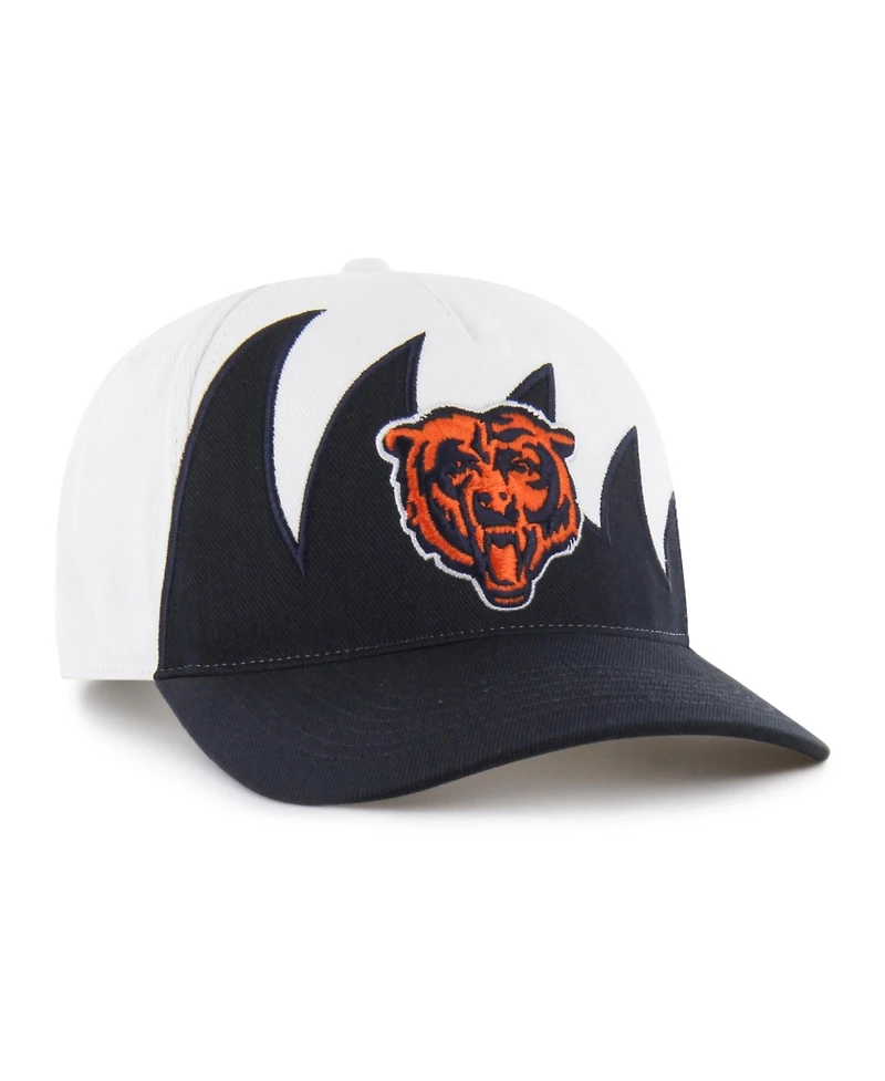 47 Brand Men's White Chicago Bears Jagged Hitch Adjustable Hat