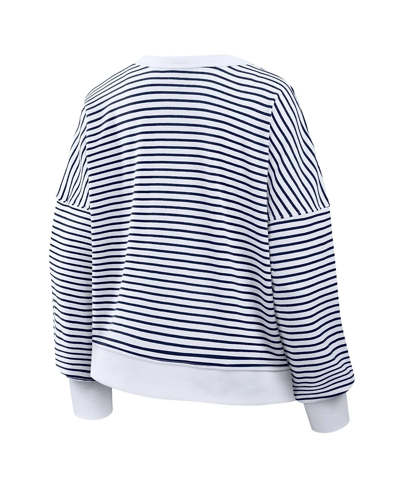 Fanatics Women's Seattle Seahawks Striped Oversized Sweatshirt