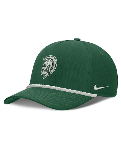 Nike Men's and Women's Green Michigan State Spartans Rope Rise Adjustable Hat
