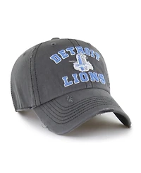 '47 Brand Men's Charcoal Detroit Lions Seymoore Clean Up Adjustable Hat