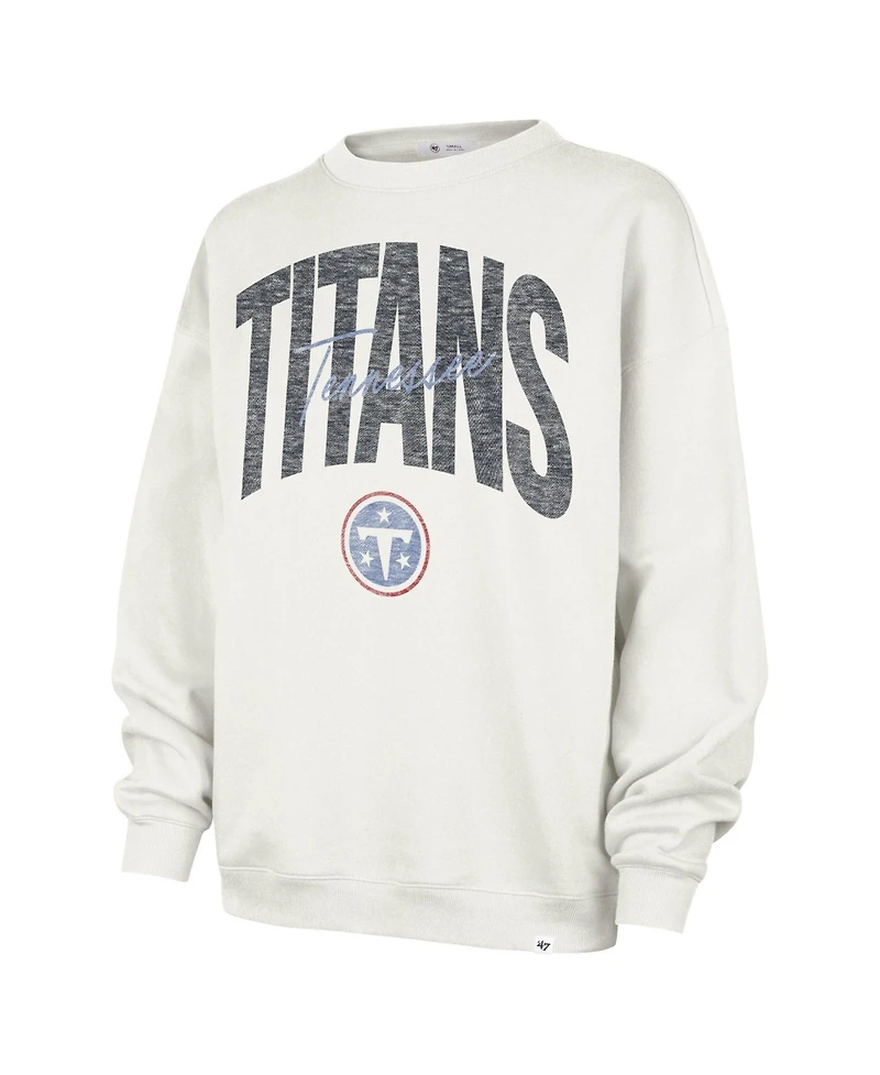 '47 Brand Women's Tennessee Titans Muse Oversized Crewneck Sweatshirt