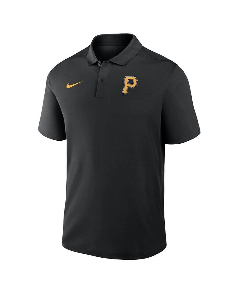 Nike Men's Black Pittsburgh Pirates Dri-fit Victory Polo Shirt